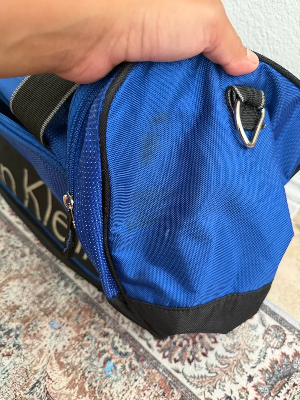 Calvin Klein Men’s Royal Blue Duffel Bag